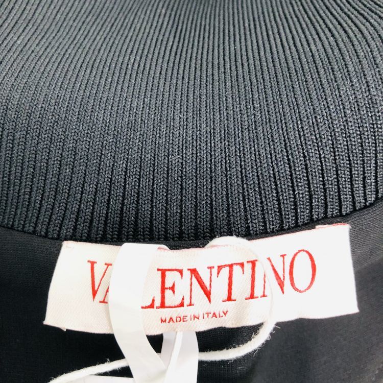 Valentino Valentino Black Rose Mini Dress Size XS Size XS / US 0-2 / IT 36-38 - 3 Thumbnail