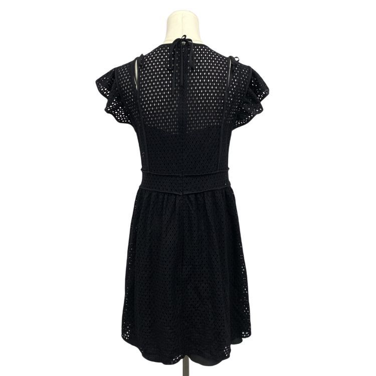 RED Valentino Red Valentino Eyelet Mini Dress Size 40 Size S / US 4 / IT 40 - 2 Thumbnail