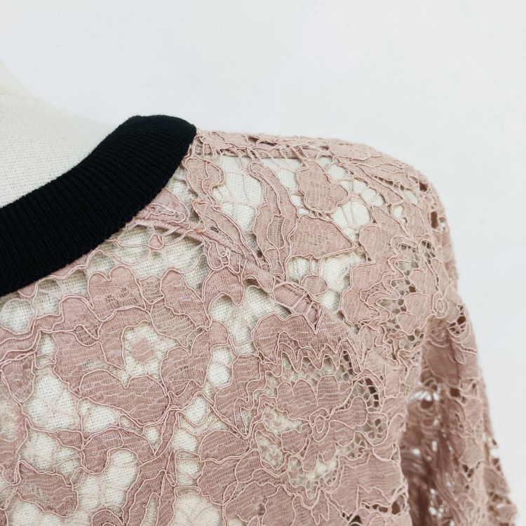 Valentino Valentino Lace Long Sleeve Top Size M Size M / US 6-8 / IT 42-44 - 6 Thumbnail