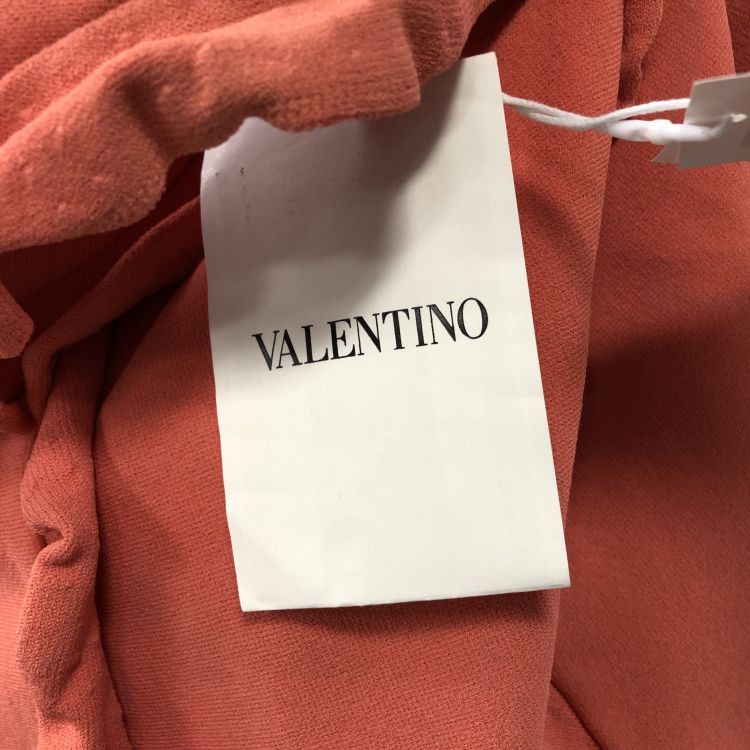 Valentino Valentino Ruffled Midi Dress Size L Size L / US 10 / IT 46 - 10 Thumbnail