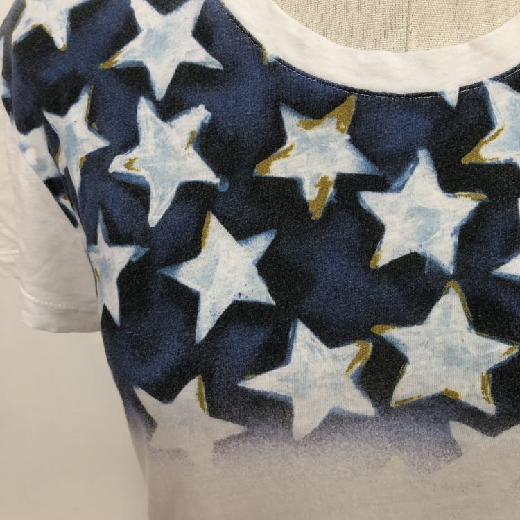 Valentino Valentino Star Print T-Shirt Size M Size US M / EU 48-50 / 2 - 6 Thumbnail
