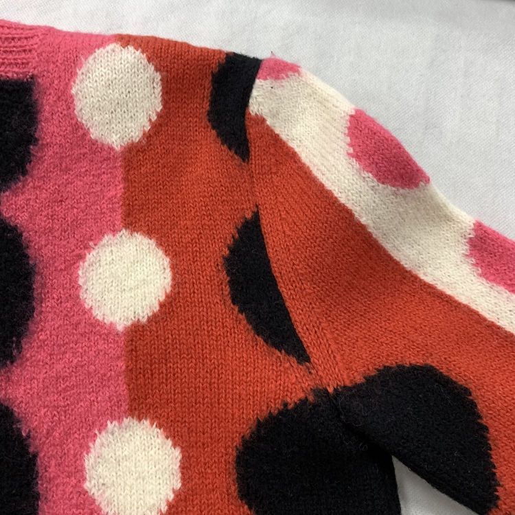 Valentino Valentino Polka Dot Virgin Wool Sweater Size S Size S / US 4 / IT 40 - 7 Thumbnail