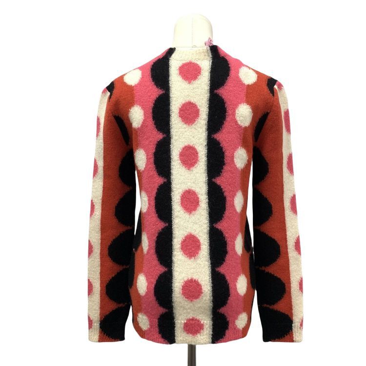 Valentino Valentino Polka Dot Virgin Wool Sweater Size S Size S / US 4 / IT 40 - 2 Thumbnail