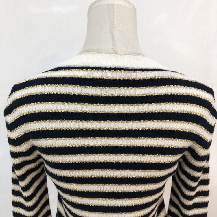 Valentino Valentino Striped Knit Cardigan Size M Size M / US 6-8 / IT 42-44 - 8 Thumbnail