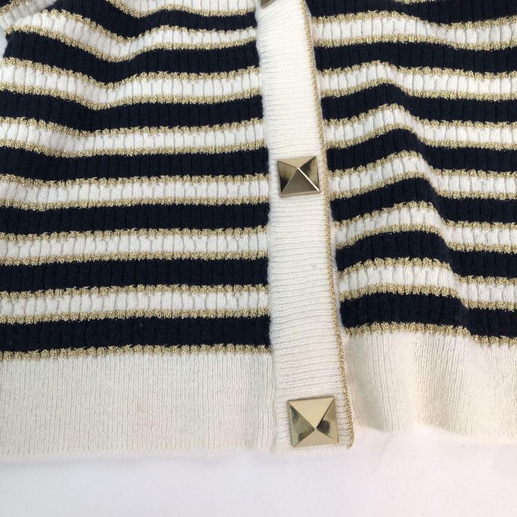 Valentino Valentino Striped Knit Cardigan Size M Size M / US 6-8 / IT 42-44 - 12 Thumbnail