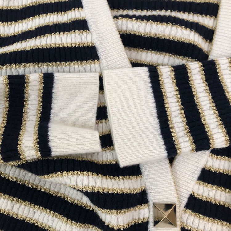 Valentino Valentino Striped Knit Cardigan Size M Size M / US 6-8 / IT 42-44 - 9 Thumbnail