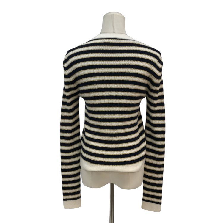 Valentino Valentino Striped Knit Cardigan Size M Size M / US 6-8 / IT 42-44 - 2 Thumbnail
