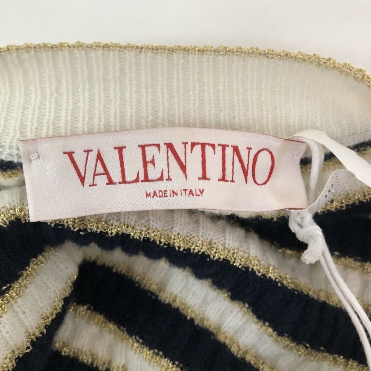 Valentino Valentino Striped Knit Cardigan Size M Size M / US 6-8 / IT 42-44 - 3 Thumbnail