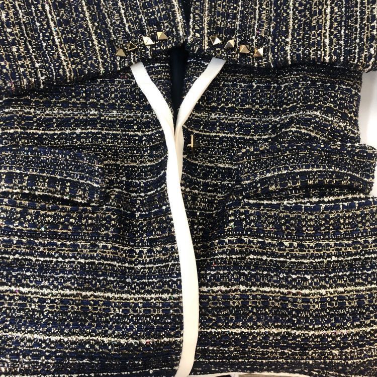 Valentino Valentino Tweed Studded Blazer Size 38 Size XS / US 0-2 / IT 36-38 - 13 Thumbnail