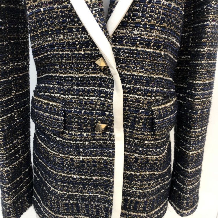 Valentino Valentino Tweed Studded Blazer Size 38 Size XS / US 0-2 / IT 36-38 - 9 Thumbnail