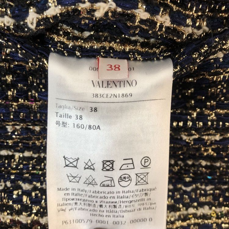 Valentino Valentino Tweed Studded Blazer Size 38 Size XS / US 0-2 / IT 36-38 - 7 Thumbnail