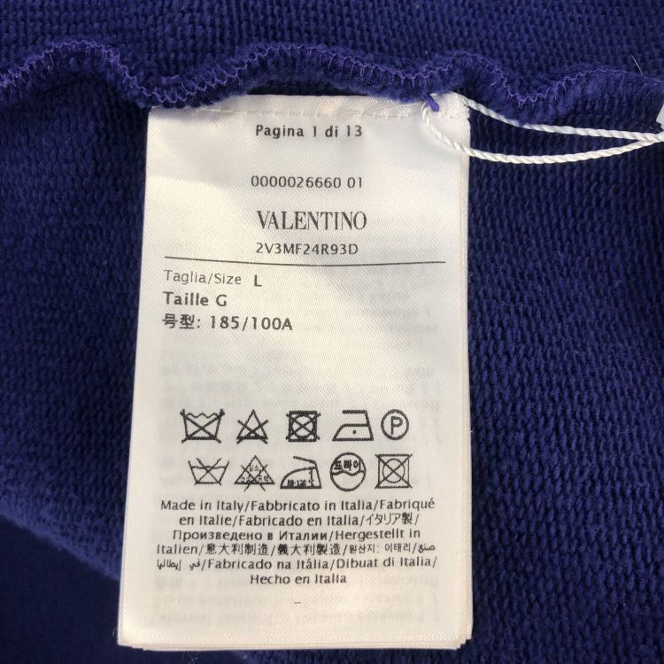 Valentino Valentino V 1960 Logo Patch Cardigan Size L Size US L / EU 52-54 / 3 - 4 Thumbnail