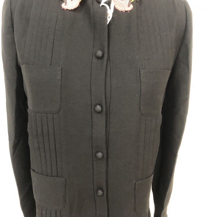 Valentino Valentino Beaded Collar Wool Coat Size 38 Size XS / US 0-2 / IT 36-38 - 8 Thumbnail