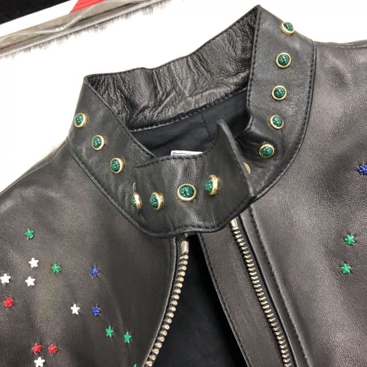 Valentino Valentino Gemstone Studded Leather Jacket Size 38 Size XS / US 0-2 / IT 36-38 - 7 Thumbnail
