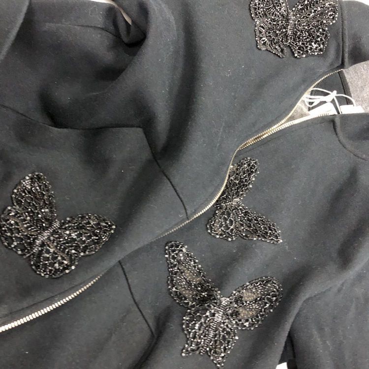 Valentino Valentino Butterfly Bead Hoodie Size L Size US L / EU 52-54 / 3 - 8 Thumbnail