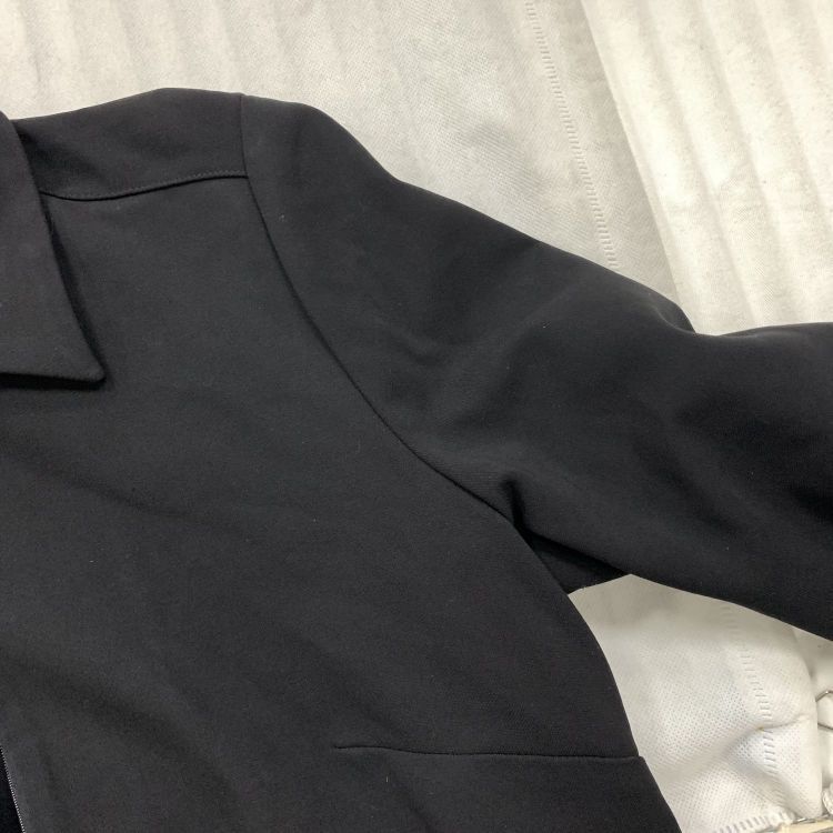 Valentino Valentino Black Zip Up Belted Jacket Size 44 Size M / US 6-8 / IT 42-44 - 6 Thumbnail