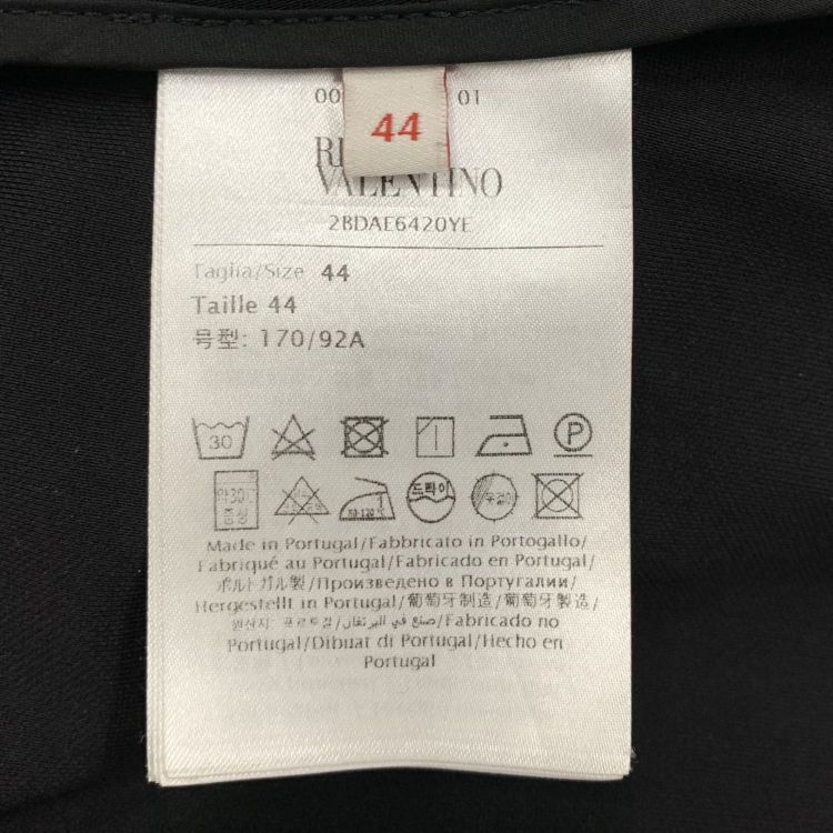 Valentino Valentino Black Zip Up Belted Jacket Size 44 Size M / US 6-8 / IT 42-44 - 4 Thumbnail