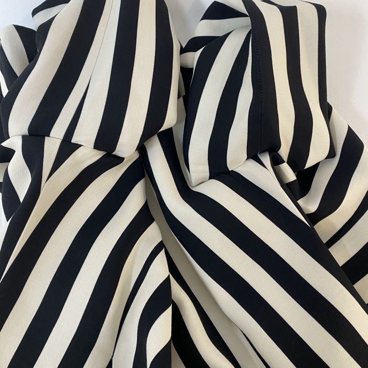 Valentino Valentino Striped Midi Dress Size 42 Size M / US 6-8 / IT 42-44 - 9 Thumbnail