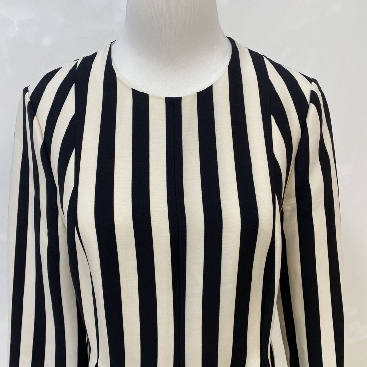 Valentino Valentino Striped Midi Dress Size 42 Size M / US 6-8 / IT 42-44 - 6 Thumbnail