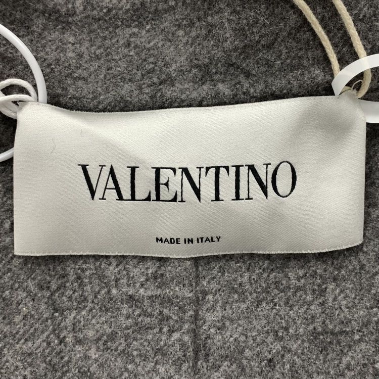 Valentino Valentino Gray Wool Blend Cape Size 42 Size M / US 6-8 / IT 42-44 - 3 Thumbnail