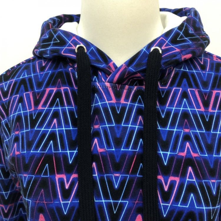 Valentino Valentino V-Pattern Hoodie Size S Size US S / EU 44-46 / 1 - 6 Thumbnail