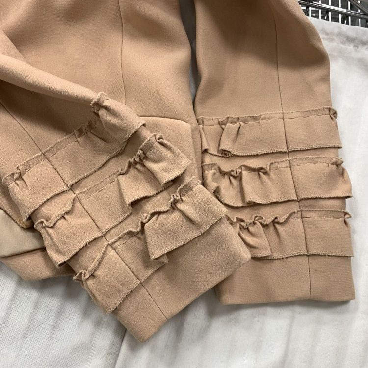 Miu Miu Miu Miu Rhinestone Collar Ruffle Cuff Jacket Size 36 Size XS / US 0-2 / IT 36-38 - 8 Thumbnail