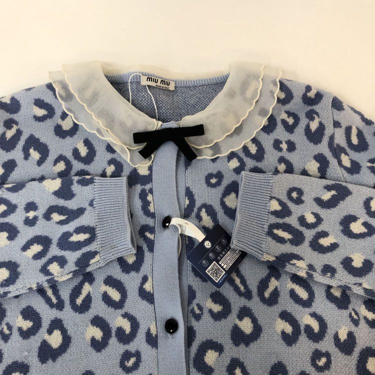 Miu Miu Miu Miu Leopard Print Cardigan Size 40 Size S / US 4 / IT 40 - 10 Thumbnail