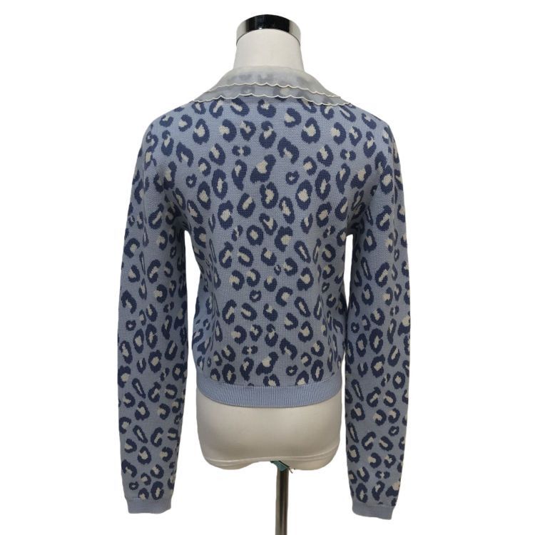 Miu Miu Miu Miu Leopard Print Cardigan Size 40 Size S / US 4 / IT 40 - 2 Thumbnail