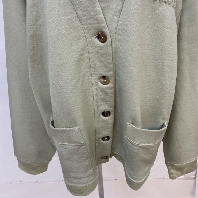 Miu Miu Miu Miu Logo Patch Cotton Cardigan Size S Size S / US 4 / IT 40 - 7 Thumbnail