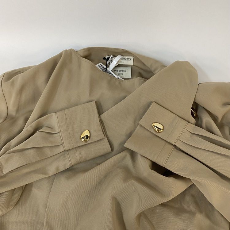 Bottega Veneta Bottega Veneta Khaki Wrap Jacket Size 38 Size XS / US 0-2 / IT 36-38 - 13 Thumbnail