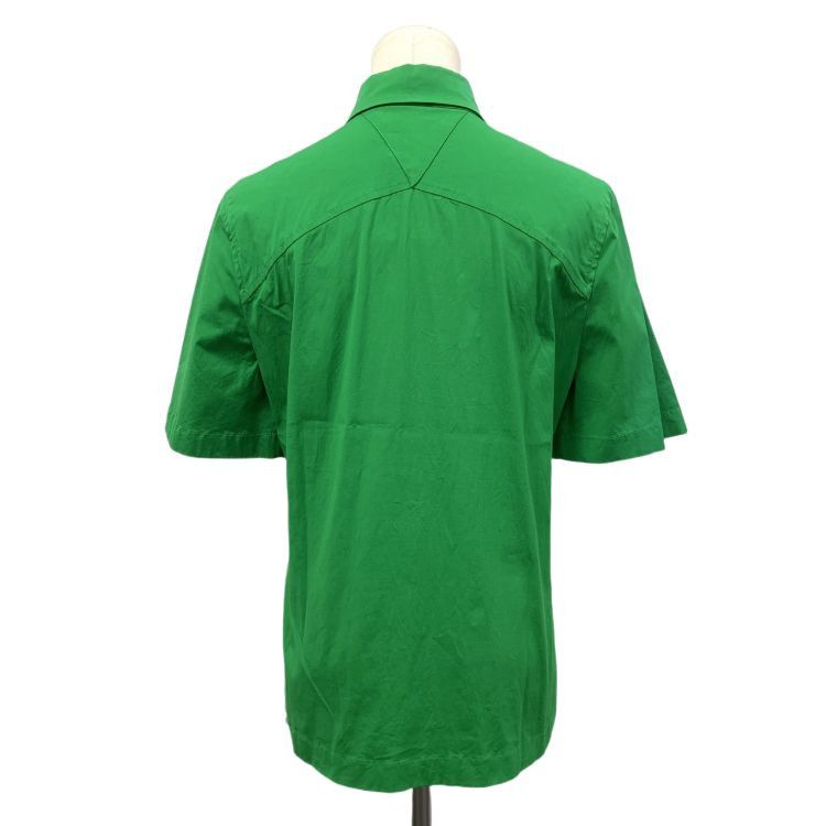 Bottega Veneta Bottega Veneta Green Cotton Button Up Shirt Size 38 Size XS / US 0-2 / IT 36-38 - 2 Thumbnail