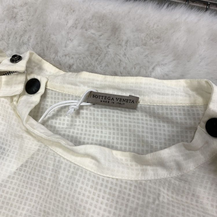 Bottega Veneta Bottega Veneta White Textured Feather Detail Top Size 38 Size XS / US 0-2 / IT 36-38 - 7 Thumbnail