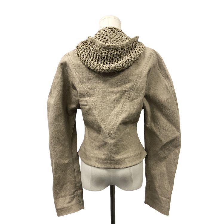 Bottega Veneta Bottega Veneta Beige Hooded Jacket Size 40 Size S / US 4 / IT 40 - 2 Thumbnail