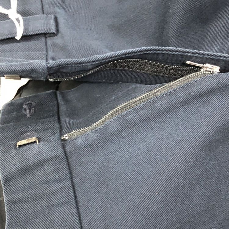 Bottega Veneta Bottega Veneta Dark Blue Cotton Pants Size 36 Size 25" / US 0 / IT 36 - 7 Thumbnail