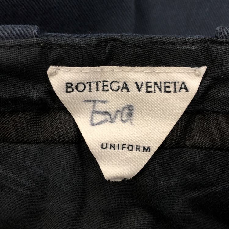 Bottega Veneta Bottega Veneta Dark Blue Cotton Pants Size 36 Size 25" / US 0 / IT 36 - 3 Thumbnail