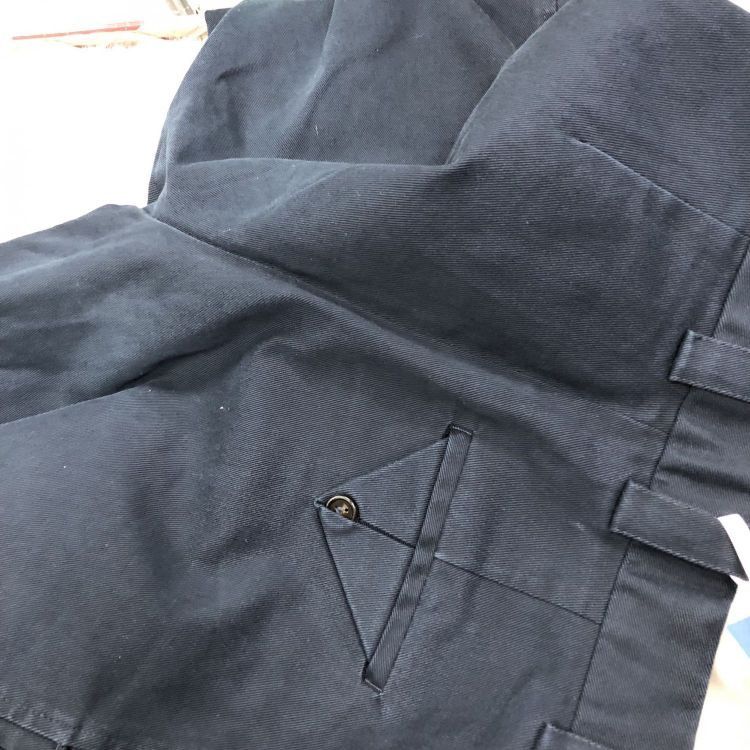 Bottega Veneta Bottega Veneta Dark Blue Cotton Pants Size 36 Size 25" / US 0 / IT 36 - 8 Thumbnail