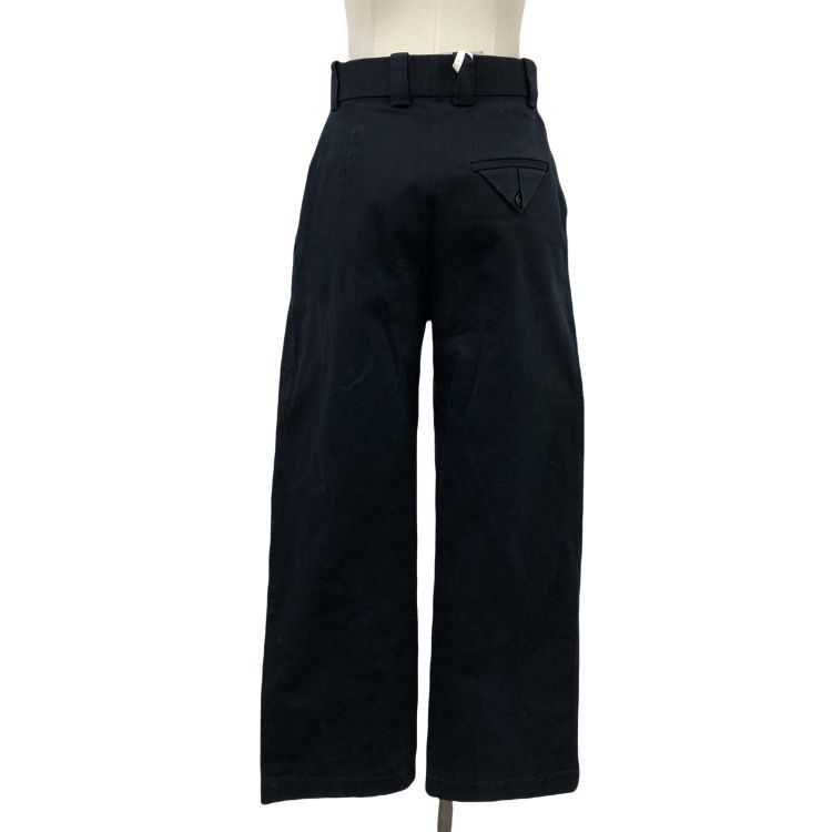 Bottega Veneta Bottega Veneta Dark Blue Cotton Pants Size 36 Size 25" / US 0 / IT 36 - 2 Thumbnail
