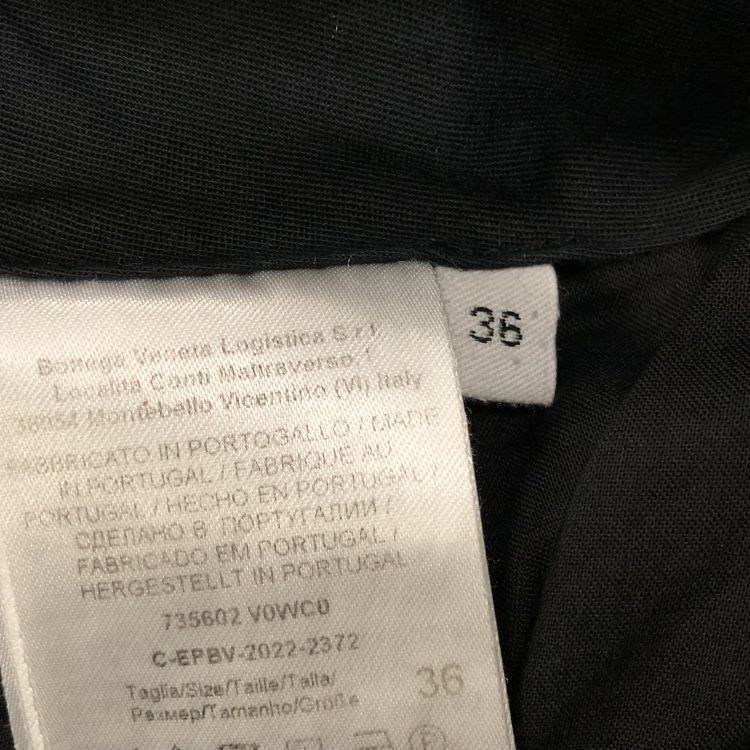 Bottega Veneta Bottega Veneta Dark Blue Cotton Pants Size 36 Size 25" / US 0 / IT 36 - 4 Thumbnail