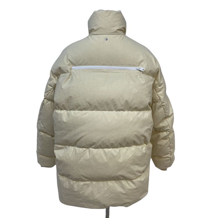 Bottega Veneta Bottega Veneta Beige Down Puffer Jacket Size M Size US M / EU 48-50 / 2 - 2 Thumbnail