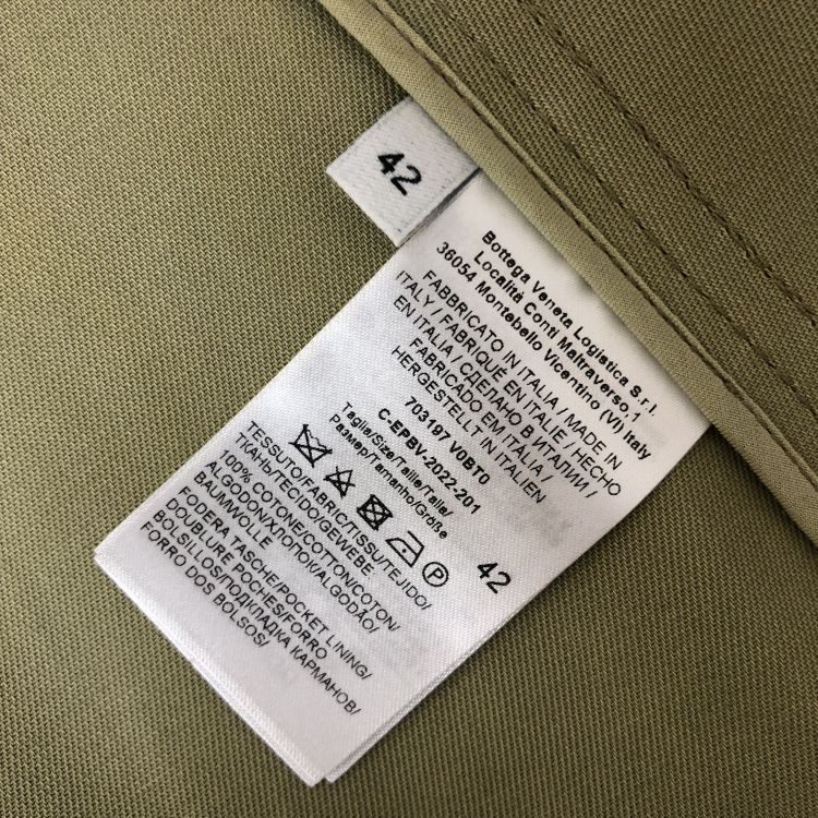 Bottega Veneta Bottega Veneta Cotton Full Zip Jacket Size 42 Size M / US 6-8 / IT 42-44 - 4 Thumbnail