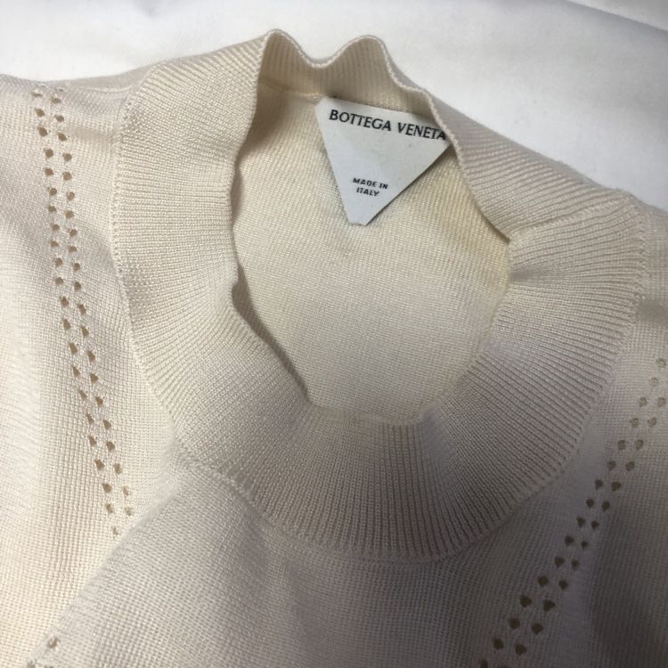Bottega Veneta Bottega Veneta Silk Knit Sweater Size S Size S / US 4 / IT 40 - 5 Thumbnail