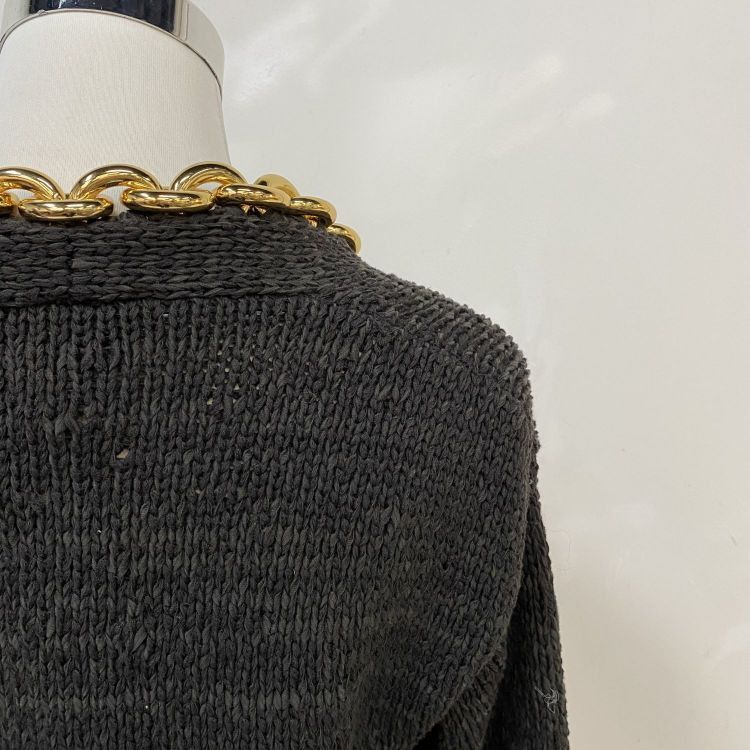 Bottega Veneta Bottega Veneta Gold Chain Knit Sweater Size XS Size XS / US 0-2 / IT 36-38 - 8 Thumbnail