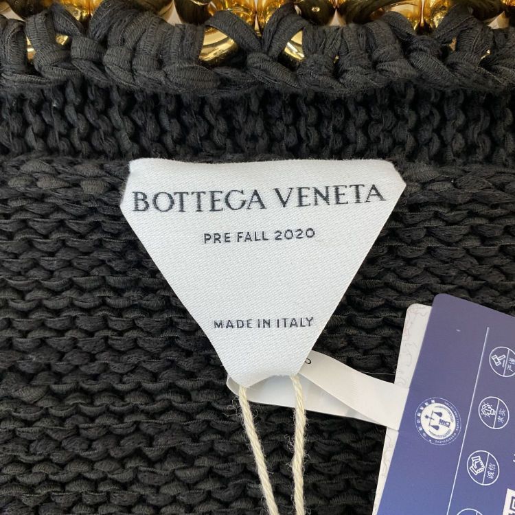 Bottega Veneta Bottega Veneta Gold Chain Knit Sweater Size XS Size XS / US 0-2 / IT 36-38 - 3 Thumbnail
