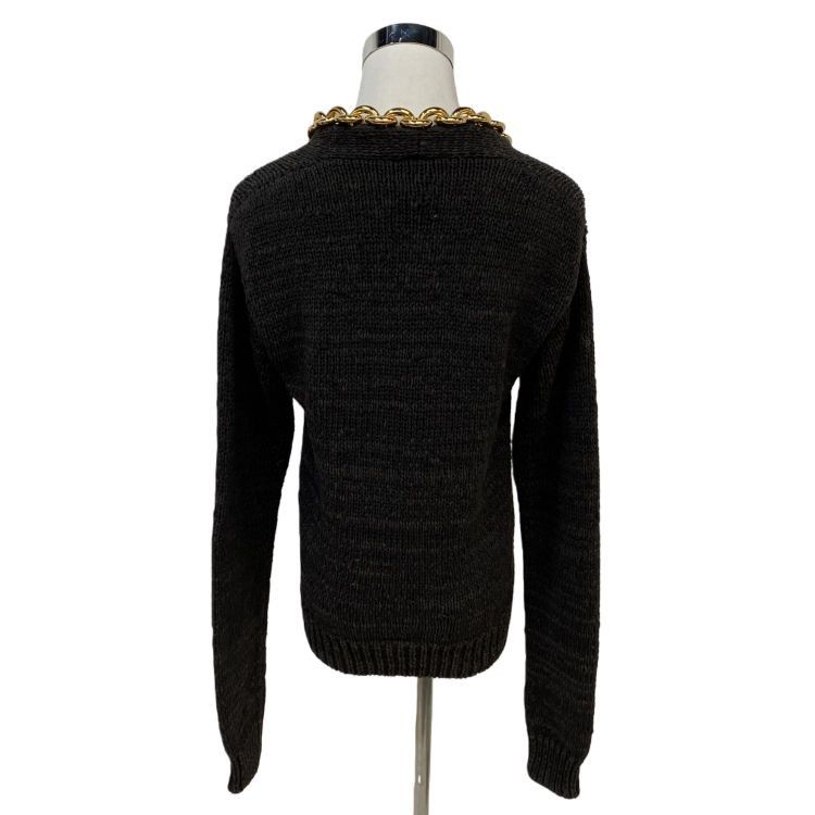 Bottega Veneta Bottega Veneta Gold Chain Knit Sweater Size XS Size XS / US 0-2 / IT 36-38 - 2 Thumbnail
