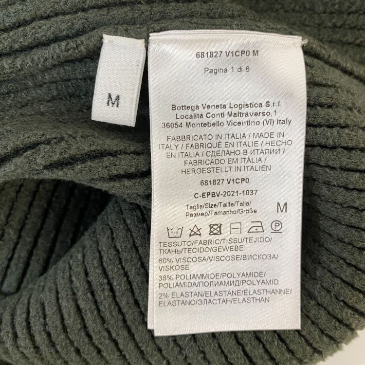 Bottega Veneta Bottega Veneta Ribbed Tie-Detail Sweater Size M Size M / US 6-8 / IT 42-44 - 4 Thumbnail