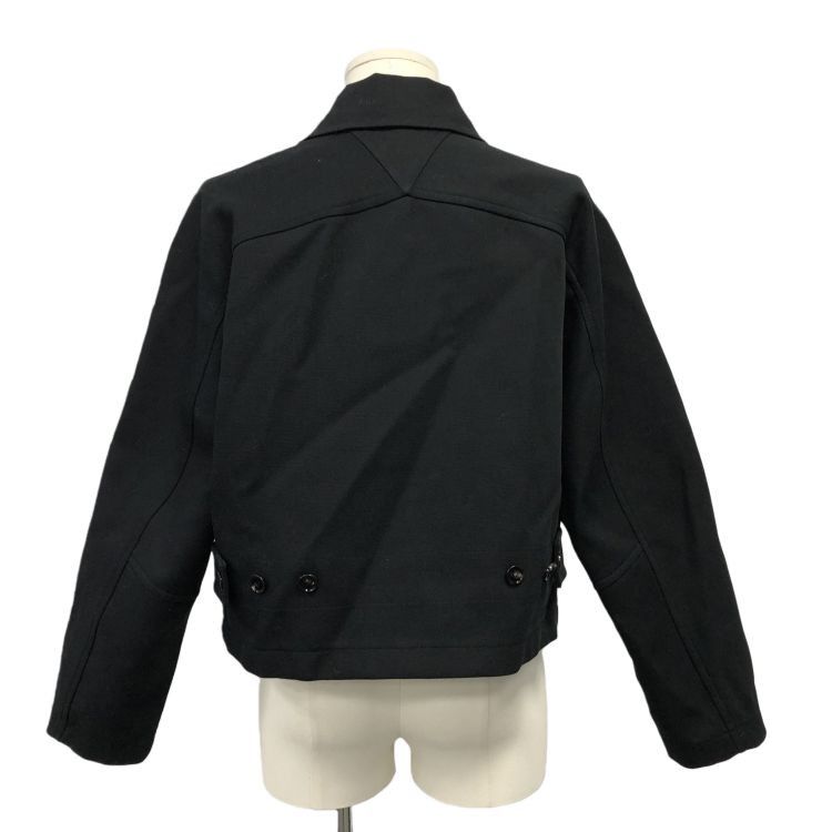 Bottega Veneta Bottega Veneta Black Canvas Zip Jacket Size 46 Size US S / EU 44-46 / 1 - 2 Thumbnail