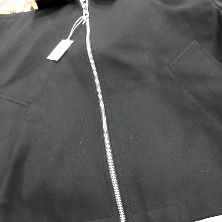Bottega Veneta Bottega Veneta Black Canvas Zip Jacket Size 46 Size US S / EU 44-46 / 1 - 7 Thumbnail
