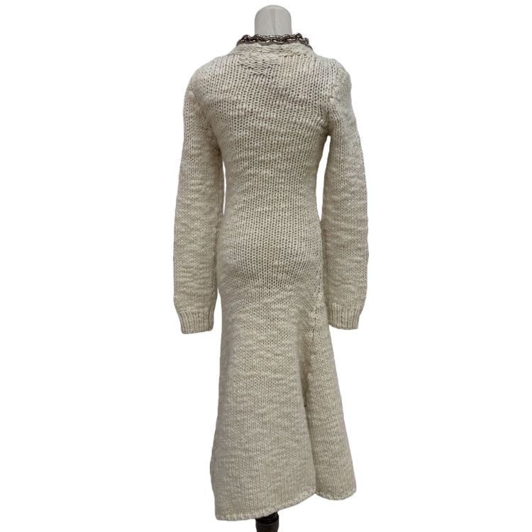 Bottega Veneta Bottega Veneta Chain Detail Knit Midi Dress Size S Size S / US 4 / IT 40 - 2 Thumbnail