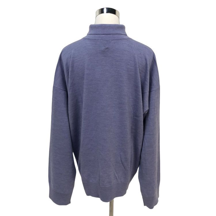 Bottega Veneta Bottega Veneta Purple Turtleneck Knit Sweater Size XL Size US XL / EU 56 / 4 - 2 Thumbnail
