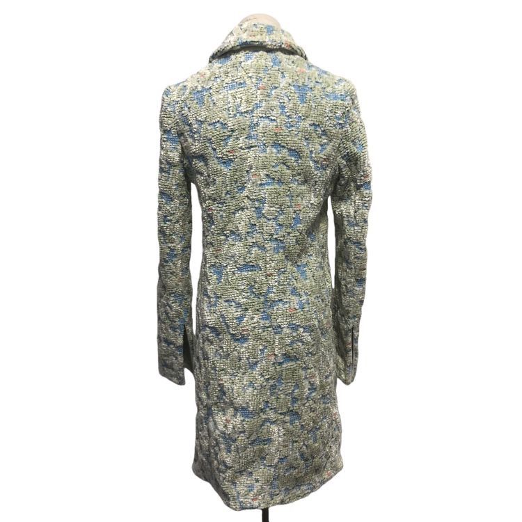 Bottega Veneta Bottega Veneta Multi-Color Textured Coat Size 38 Size XS / US 0-2 / IT 36-38 - 2 Thumbnail